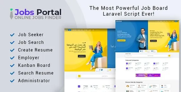 Jobs Portal v4.1 – Job Board Laravel Script