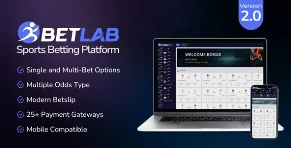 BetLab v2.0 – Sports Betting Platform PHP Script